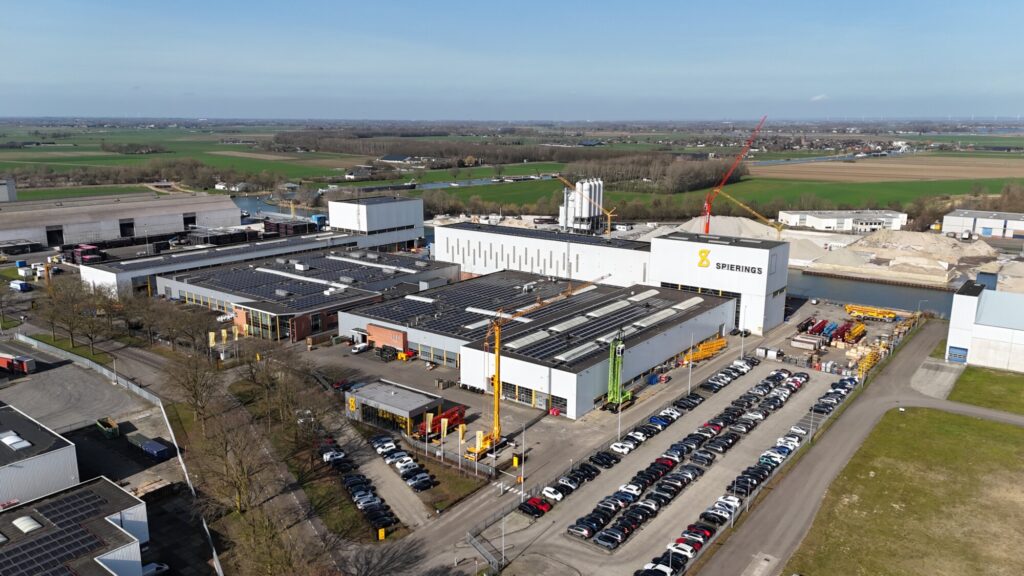 The Spierings factory in Oss from above